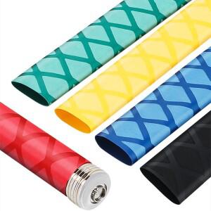 1/3/5Pcs 미끄럼 방지 열 수축 튜브 낚싯대 랩 15 18 20 22 25 28 30 35 40 45 50mm 핸들 절연 보호 방수