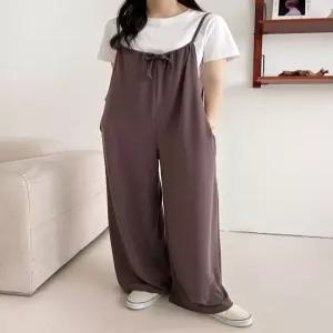 [어바웃탑][어바웃탑]슬림핏 끈조절 이지 점프슈트