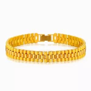 [한국금다이아몬드] 순금 팔찌 금 렉스 시계 체인 24K 37.5g 18K장식