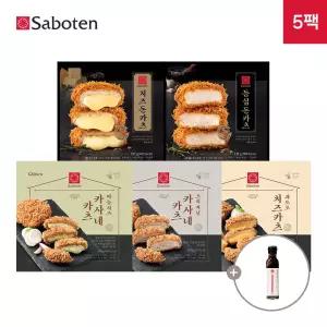 [사보텐] 일본 정통 수제돈까스 체험팩(카츠5팩) + 돈까스소스