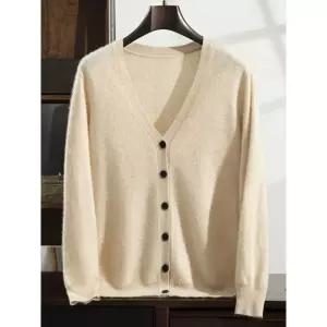 남성 여자친구가 좋아하는 브이넥 따뜻한 니트 추동 캐시미어 가디건 긴팔 코트 보온 캐주얼 비즈니스 MOD