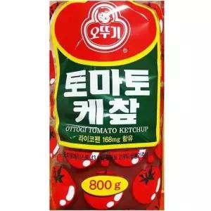 토마토케찹 오뚜기 800g) 토마토케찹 식자재 식당용