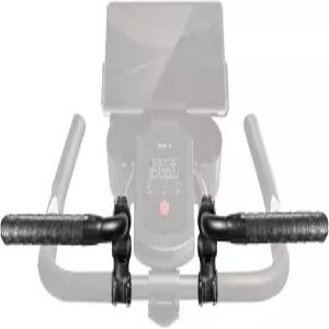 펠로톤 자전거용 핸들바 익스텐더 실내 자전거 러닝머신 휠체어 유모차용 유니버설 운동 - 허리 (흑색