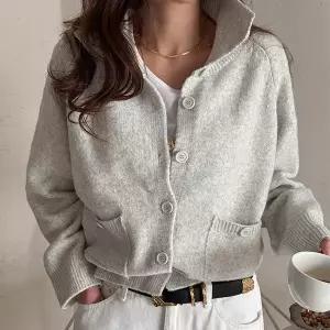 [난닝구] 퍼벨코 하이넥가디건