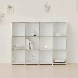 [포스트모던]발렌 4X3 미드센츄리 낮은 책장 1600 3단 C3