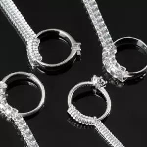 반지 사이즈 줄이기 조절 투명 실리콘 스프링 셀프 수선 리사이징 이너밴드 호수 굵기 안맞는 링 플랫타입