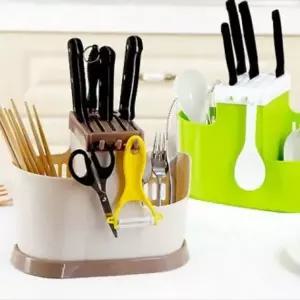 칼수저 FDU049B2 멀티꽂이 다기능수저통 칼꽂이 칼 칼블럭