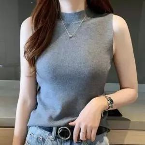 반하이넥 레이어드민소매 데일리 드레스허그 반하이넥 WD7DBCE