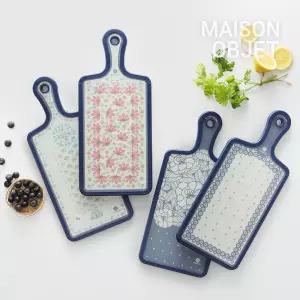 프라카 폴란드패턴 항균 양면 핸들도마 베이직 사각