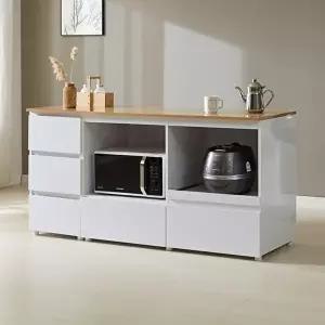 [보루네오]엘리사K 1600 홈바 렌지대 수납장 서랍형 BJM363