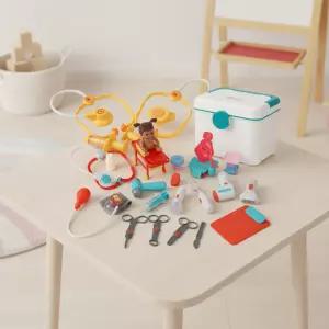 캐스B 병원놀이 세트 의사 청진기 주사기 장난감 진료 가방 모형 직업놀이 직업체험 진찰