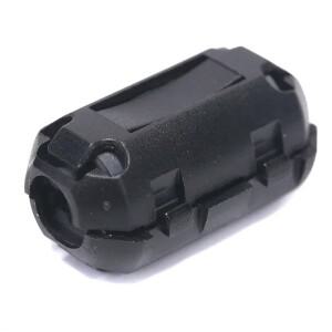 10Pcs 3.5/5/7/9/13/15mm 링 코어 페라이트 비드 클램프 초크 코일 EMI RFI 잡음 필터 클립 블랙 마그네틱