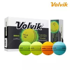 볼빅 VIVID 비비드 루미나 듀얼코어 3PC 골프공 야광 골프볼