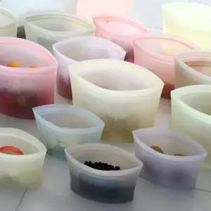 국산 플래티넘 실리콘 지퍼백 밀키트 야채소분 열탕소독 수비드조리 반영구적 소품파우치