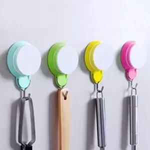 흡착식 다용도 고리 Wall Hanger 주방 욕실 행거 후크 벽후크 수납