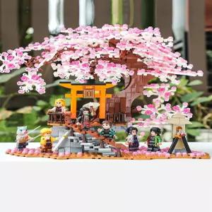 귀멸의칼날레고피규어 스시집배경세트 호환블럭 귀칼피규어