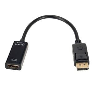 DP to HDMI 어댑터 컨버터 4K 1080P 남성-여성 DisplayPort-HDMI 호환 비디오 오디오 어댑터 케이블 (PC TV 노트북용)