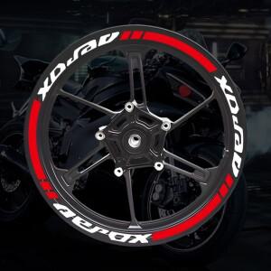 Yamaha Aerox V1 V2 155 14 ''인치 오토바이 반사 휠 허브 스티커 모터 자전거 액세서리 스쿠터 림 스트립