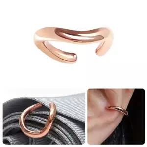 14KGP 볼드 기본 로즈골드 링 귀찌 이어커프