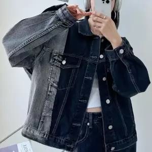 투톤 루즈핏 데님코디 빈티지 봄청자켓 스트릿