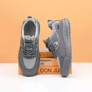 웰트화 메쉬 배색 조깅 운동화 슬립온 스키커즈 캐주얼화 웰트화 로퍼 경량 보드화