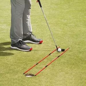 얼라인먼트 접이식 셀프연습도구 파워큐 스틱 2P 골프 셀프연습도구 어드레스도구