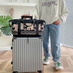 동남아 스타일 캐리어 결합 숄더백 여행 보조가방 남자가죽백팩 남자노트북백팩