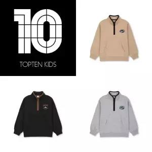 탑텐 키즈 MKF4TR3002 공용) 플리스 아노락 스웨트셔츠
