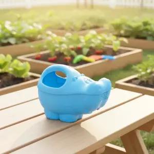 캐스B 모래별친구들 물조리개 물놀이 하마 정원 텃밭 물뿌리개 모래놀이 흙장난 가드닝 어린이