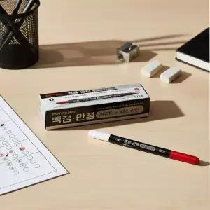 모닝글로리 양면 컴싸 컴퓨터용 사인펜 1다스 박스