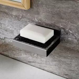 무타공 스테인레스 비누홀더 고급 비누걸이 비누곽