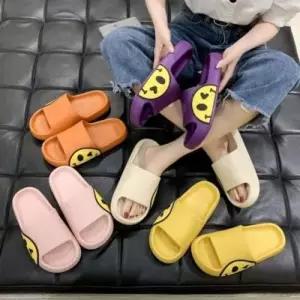 실외용 컬러 스마일 샌들 기본 슬리퍼 실내용 남성샌 WD8218B