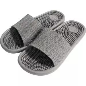 실내 쿠션 지압 슬리퍼 거실화 편안한 EVA 브라운 실내화 WFJJEBV