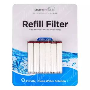 대림바스 디클린 샤워헤드용 리필필터12개입