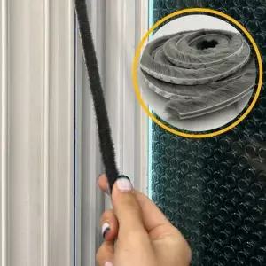 방충망 틈새 차단기 모헤어 막이 23mm 5m 실내 방역 샷시 보완용 WFKG1U7