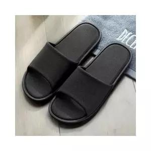 루미나D 슬리퍼 심플 모던 호텔 사무실 실내화 거실화 블랙