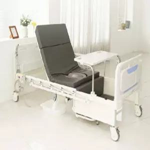 장애인 마비 와상환자 요양전동침대 간병인 변기침대