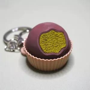 두쫀쿠 키캡 키링 클리커 클릭 키보드 자동차 가방 인형 키홀더 남자 여자 선물