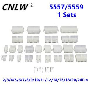 1세트 5557/5559 2/3/4/5/6/7/8/9/10/11/12/14/16/18/20/24Pin 4.2mm 피치 터미널/하우징/핀 헤더 와이어