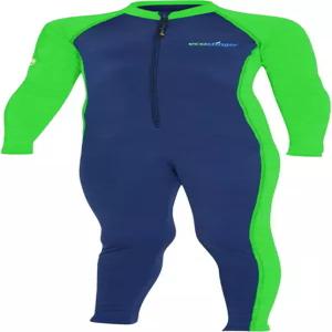 소년 전신 수영복 스팅어 수트 UV 젤리피쉬 프로텍션 UPF50+ 네이비 라임