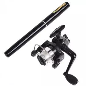 [골드스마일]휴대용 릴 낚시대 포켓 민물 바다 다용도 간편 낚시용품