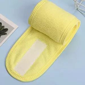 극세사 찍찍이 세안밴드 옐로우-WFIQ7OC