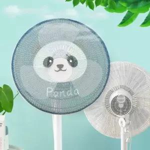 선풍기 커버 팬더 디자인 보호커버 실내 장식 아이디어 선풍기안전커버 선풍기덮개