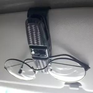 차량용 선글라스 보관함 선바이저 안경 거치대 편리한 운전용 안경케이스