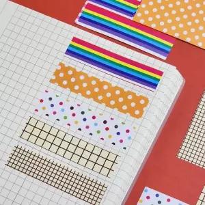 다이어리 꾸미기 마스킹 테이프 스티커 기본형 디자인 다이어리꾸미기 다이어리데코