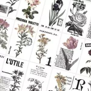 다꾸 노트 플라워 디자인 꽃무늬 아트 저널 다이어리꾸미기 다이어리데코 다꾸용품