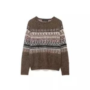 여성 니트 스커트 가을겨울 하프 반하이넥 코트 MODU4