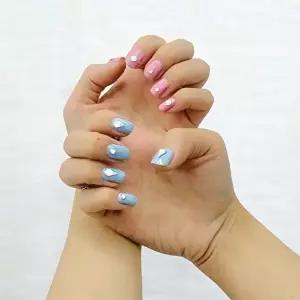 페이스 큐빅 스티커 물방울-WFIQEGV