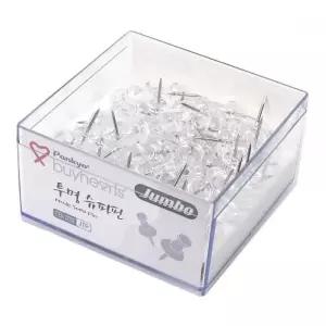 바이하츠 점보투명슈파핀(장구핀)(66EA)