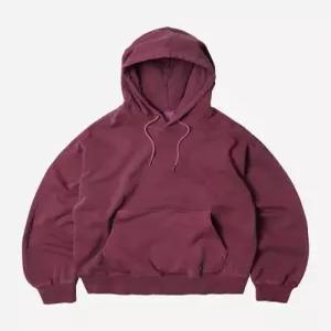 프리즘웍스 OG PIGMENT DYEING HOODY 002  BURGUNDY